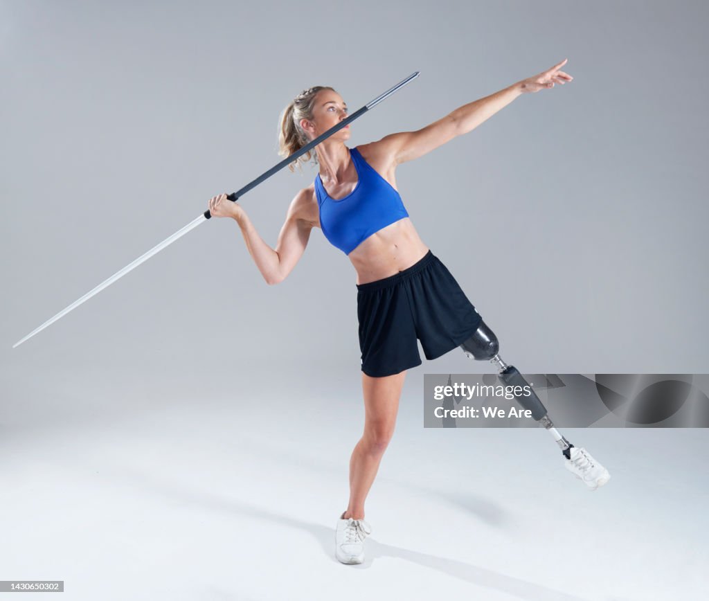 Woman with javelin
