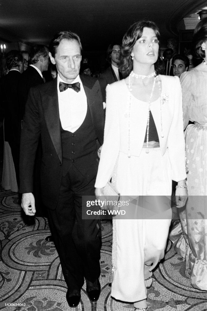 Marc Bohan and Princess Caroline of Monaco attend an event,... News ...