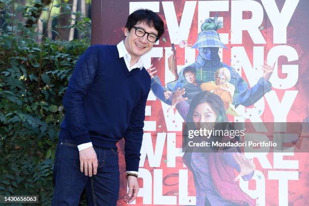 American actor Jonathan Ke Huy Quan attend Everything Everywhere All at Once photocall at the house of cinema. Rome , October 04th, 2022