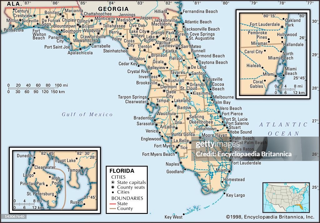 Political Map Of Florida