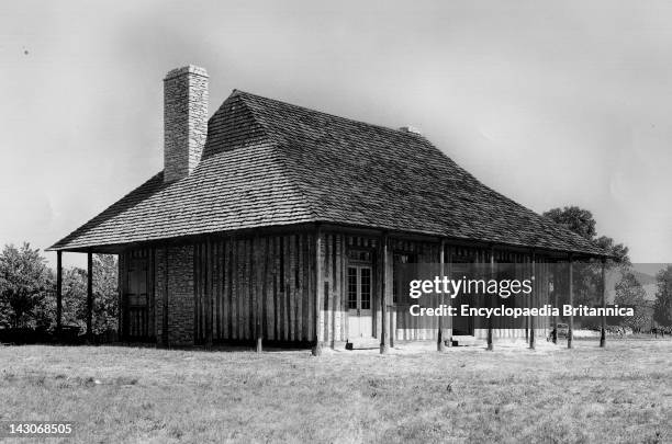 Cahokia Courthouse, Illinois, Cahokia Courthouse In Cahokia, Illinois, Built As A Residence Around 1840, The Building Became A Courthouse In 1793, It...