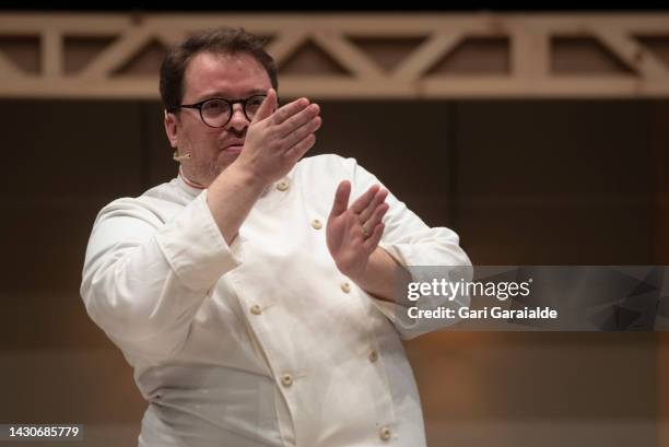 Scottish chef Isaac McHale attends day 3 of Gastronomika San Sebastian on October 05, 2022 in San Sebastian, Spain.