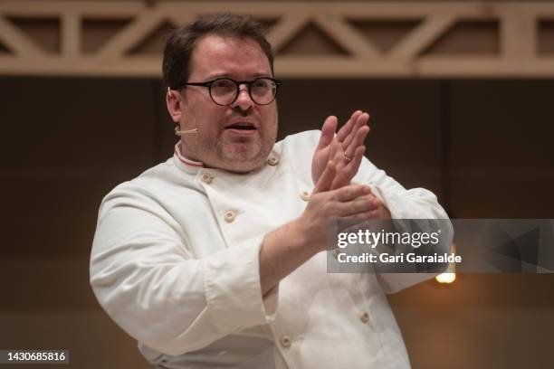 Scottish chef Isaac McHale attends day 3 of Gastronomika San Sebastian on October 05, 2022 in San Sebastian, Spain.