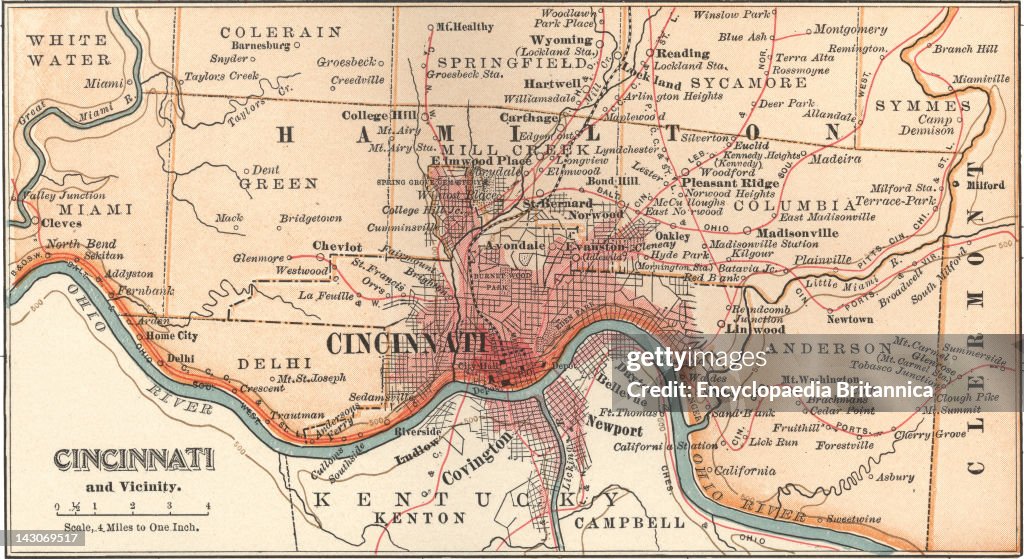 Map Of Cincinnati