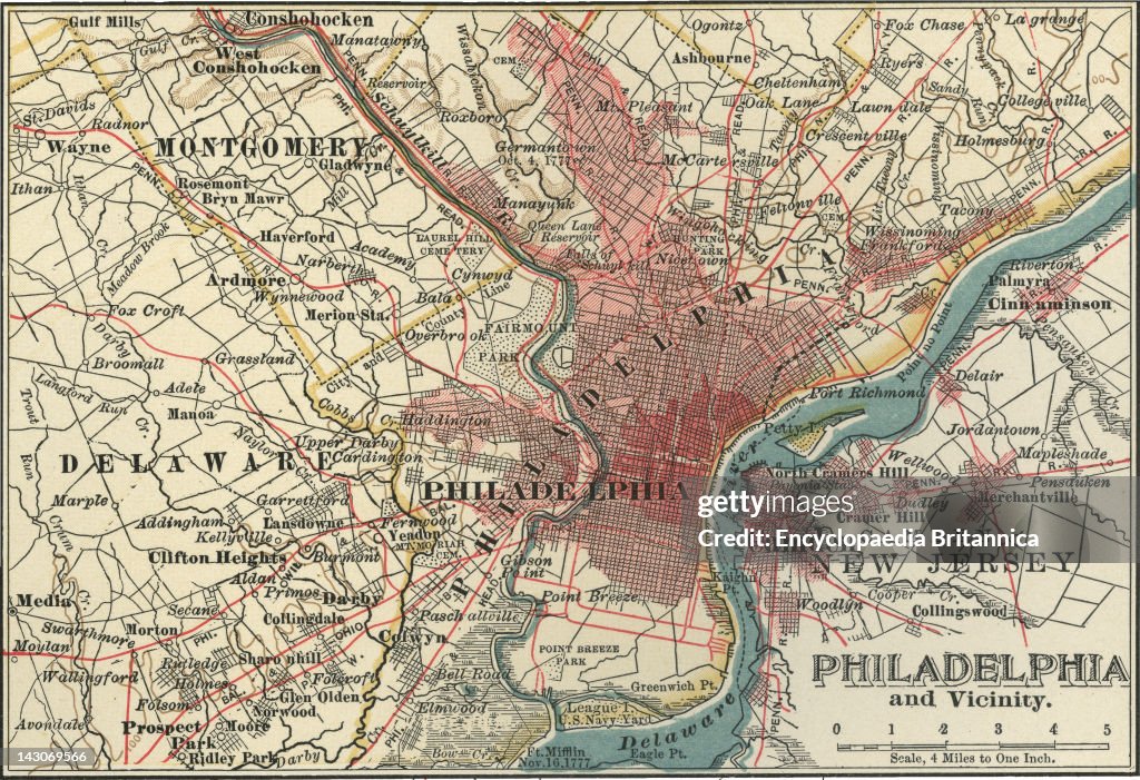 Map Of Philadelphia 