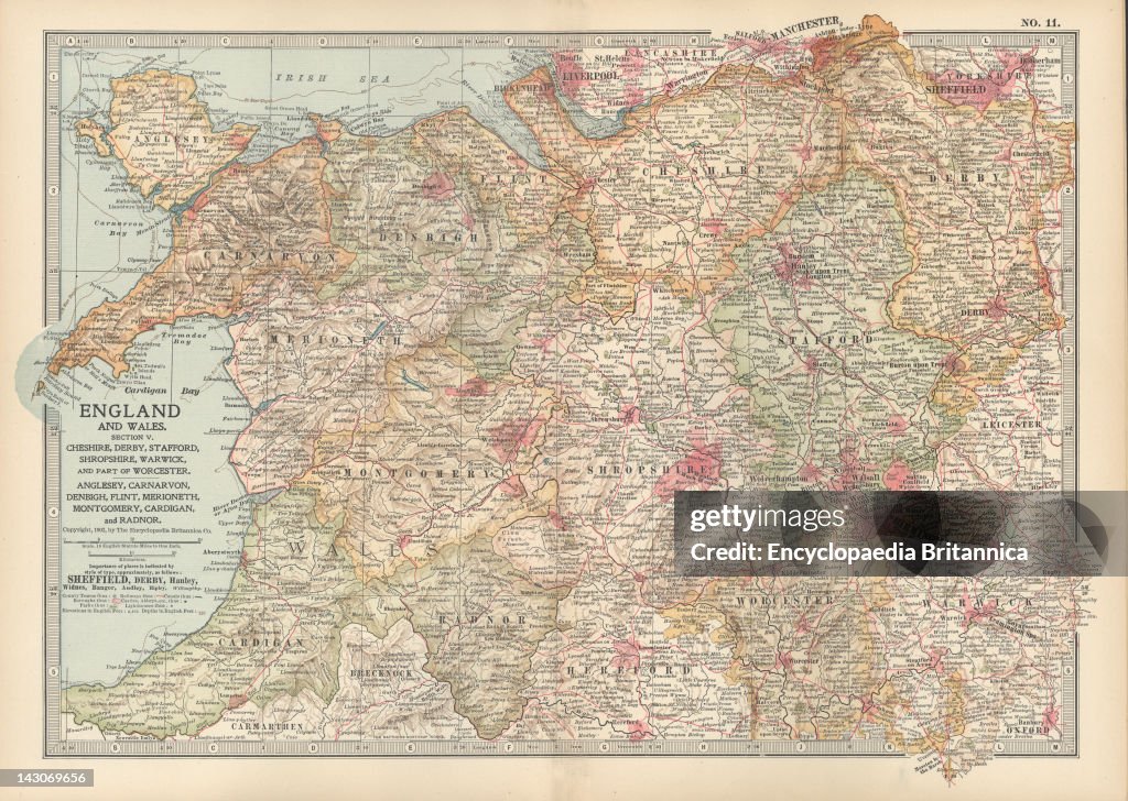 Map Of England And Wales