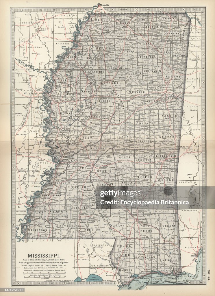 Map Of Mississippi