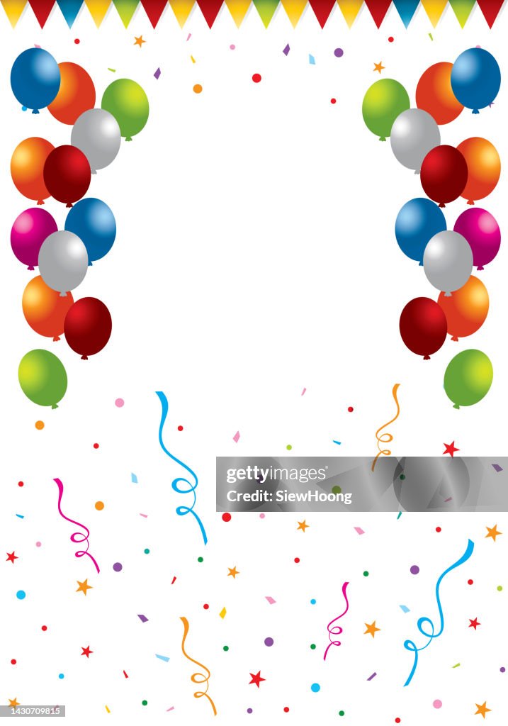 Vector Part Ballon Party Balloon High-Res Vector Graphic - Getty Images