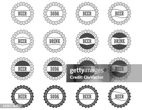 Bottle cap vector icon Bottle cap vector icon