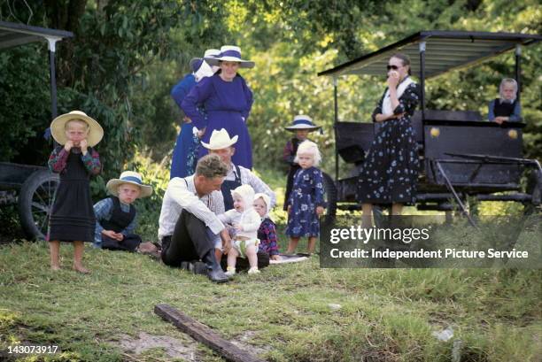 Amish Family, Belize.