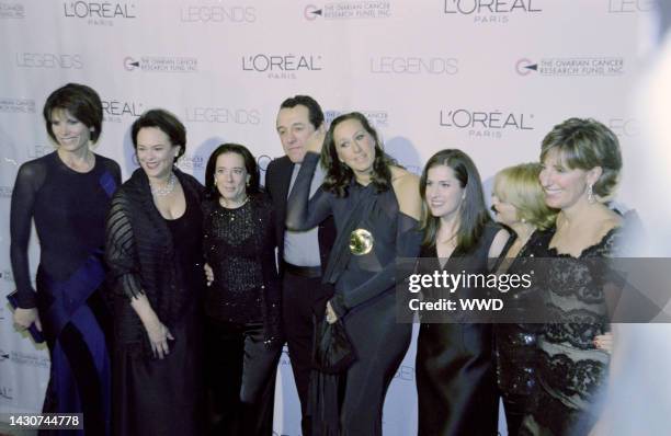 Designer Donna Karan, Ann Moore, Broadcaster Daryn Kagan, Andrew Tilberis and Ann Jackson with gala honorees. Event took place at Hammerstein...