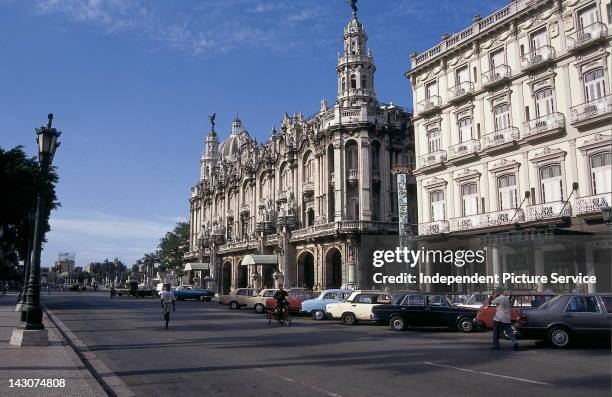 The Hotel Inglaterra and Gran Teatro de la Habana , Cuba.