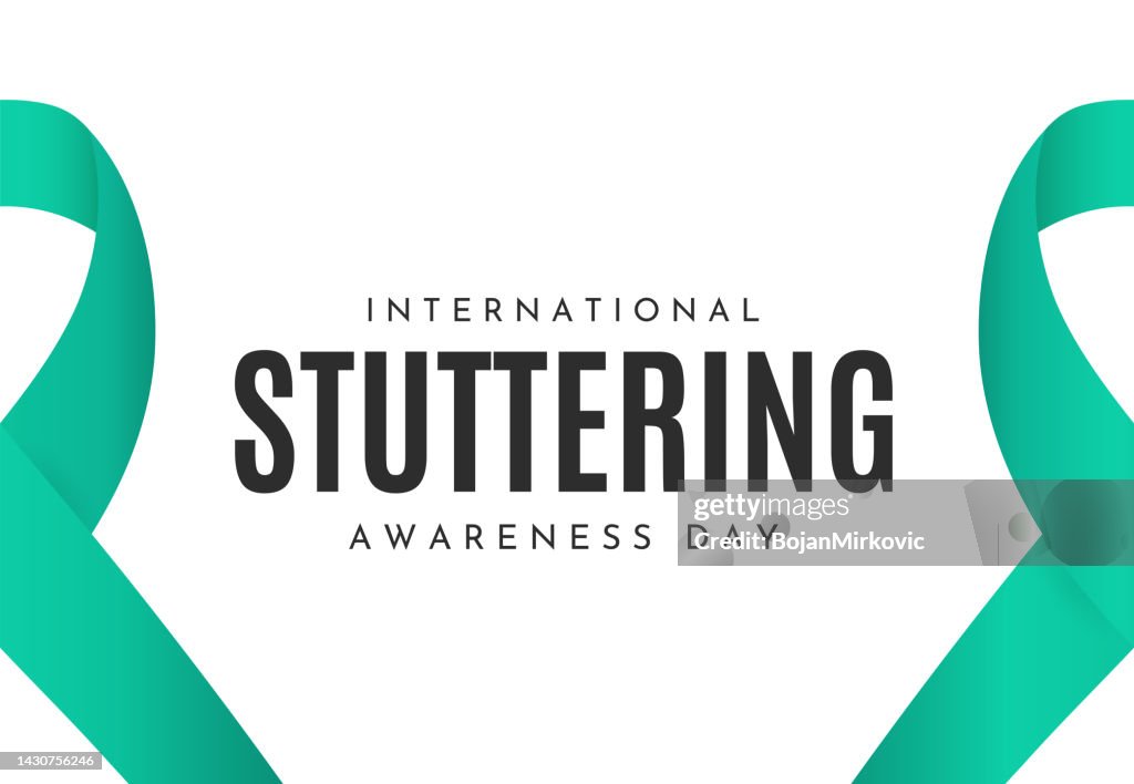 International Stuttering Awareness Day Background October 22 Vector ...
