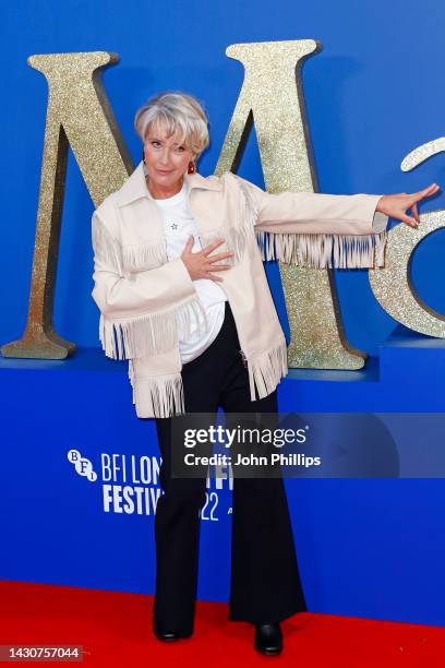 Emma Thompson attends the BFI London Film Festival Opening Night Gala and World Premiere of Roald Dahl's "Matilda The Musical" during the 66th BFI...