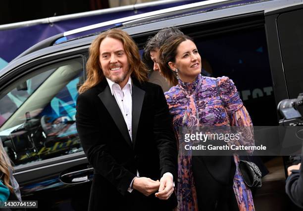 Tim and Sarah Minchin attend the BFI London Film Festival Opening Night Gala and World Premiere of Roald Dahl's "Matilda The Musical", during the...