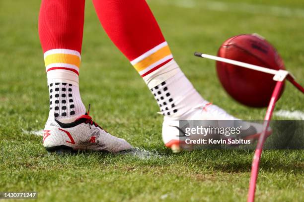 Kansas City Chiefs Kicker Harrison Butker Wears Nike and Adidas