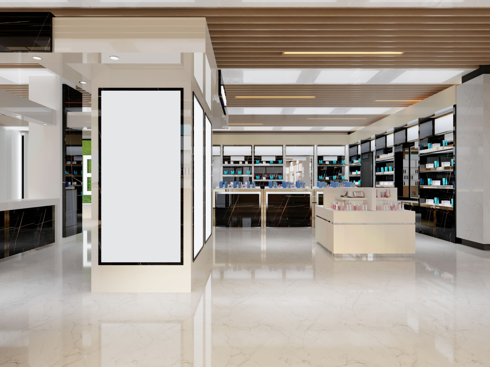 beauty store interior