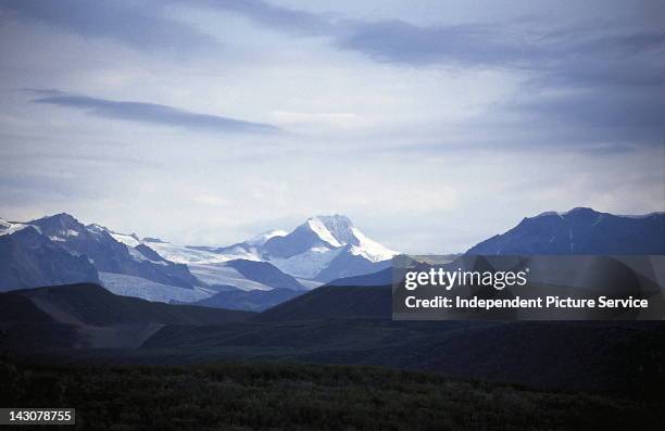 Snow Coverd Mountains in Alaska.