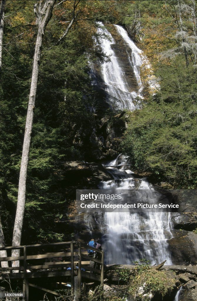 Anna Ruby Falls in the Chattahoochee National Forest
