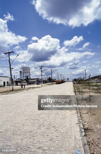 Town at border crossing between Brazil and Venezuela.