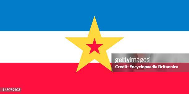 Historical Flag Of Yugoslavia.