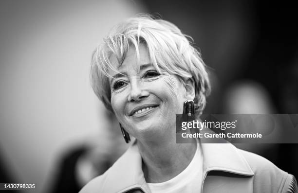 Dame Emma Thompson attends the BFI London Film Festival Opening Night Gala and World Premiere of Roald Dahl's "Matilda The Musical", during the 66th...