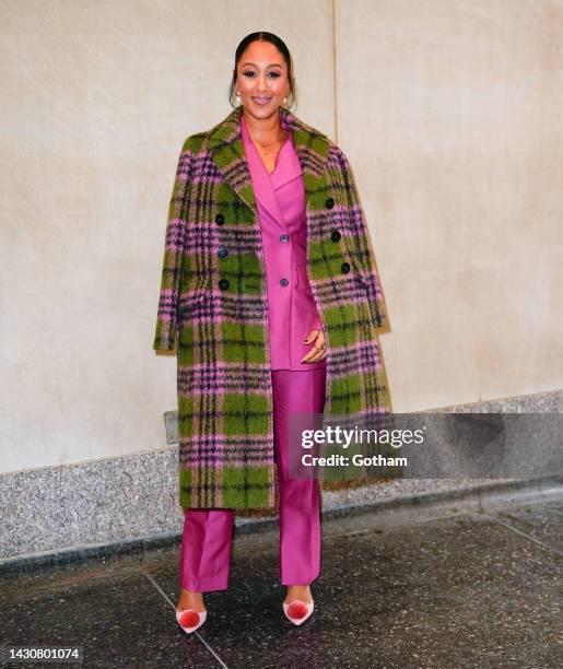 Tamera Mowry Housley at the "Today" show on October 05, 2022 in New York City.