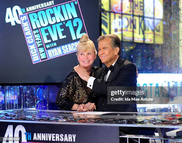 New York, 12/31/11 The legendary Dick Clark, celebrating 40 years of ringing in the New Year on the Walt Disney Television via Getty Images...