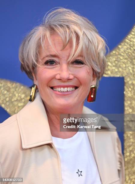 Dame Emma Thompson attends Roald Dahl's "Matilda The Musical" World Premiere at the Opening Night Gala during the 66th BFI London Film Festival at...