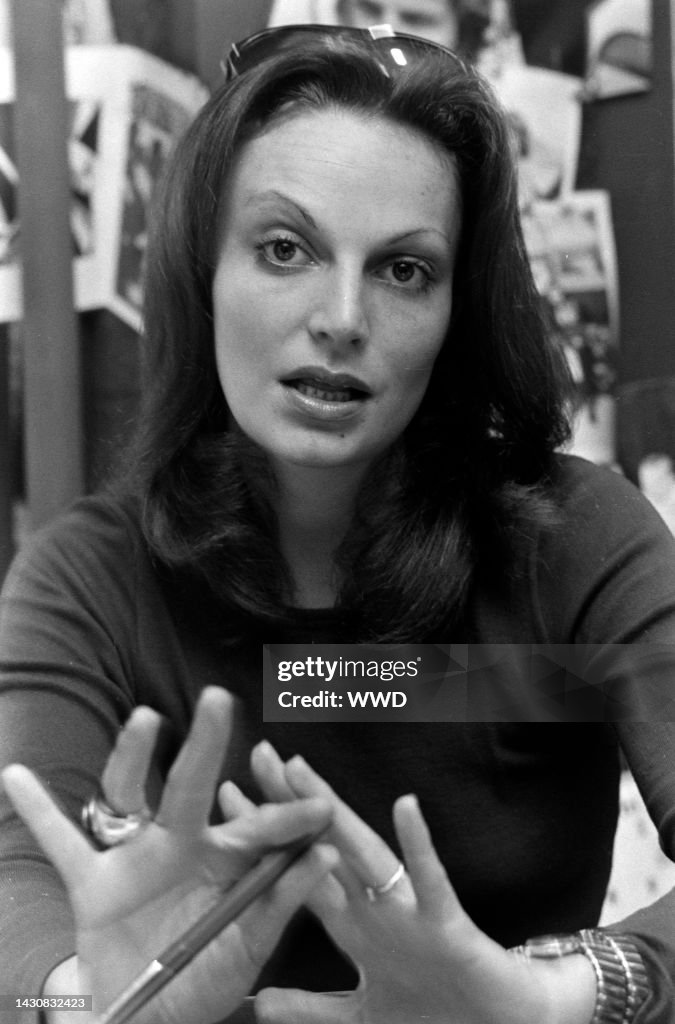 Designer Diane Von Furstenberg Speaks To Women s Wear Daily In Her designer-diane-von-furstenberg-speaks-to-women-s-wear-daily-in-her