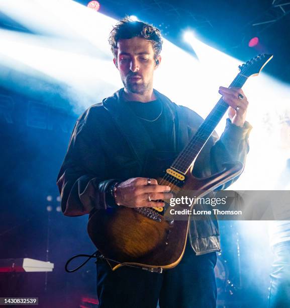 Rocky Lynch of The Driver Era performs at O2 Shepherd's Bush Empire on October 05, 2022 in London, England.