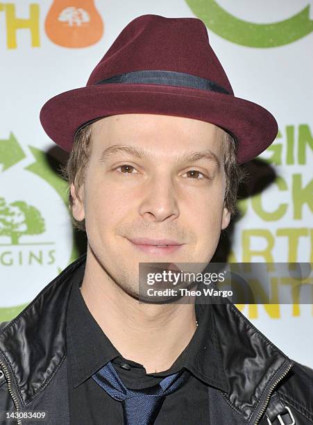 Musician Gavin DeGraw attends the third annual Origins Rocks Earth Month concert hosted by eco-minded beauty brand Origins at Webster Hall on April...