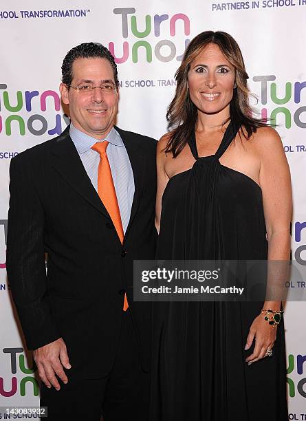 David Gerstenhaber and Dr. Kelly Posner Gerstenhaber, co-chair of Turnaround fo Children attend the Turnaround for Children's 3rd annual Impact...