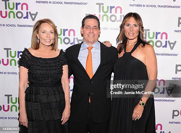 Dr. Pamela Cantor,president,CEO and founder of Turnaround fo Children, David Gerstenhaber and Dr. Kelly Posner Gerstenhaber, co-chair of Turnaround...