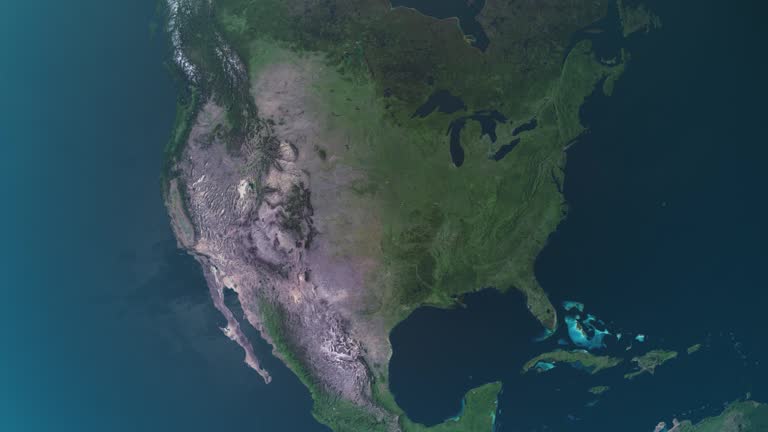 America Map View United States Satellite Map Videos and HD Footage - Getty Images