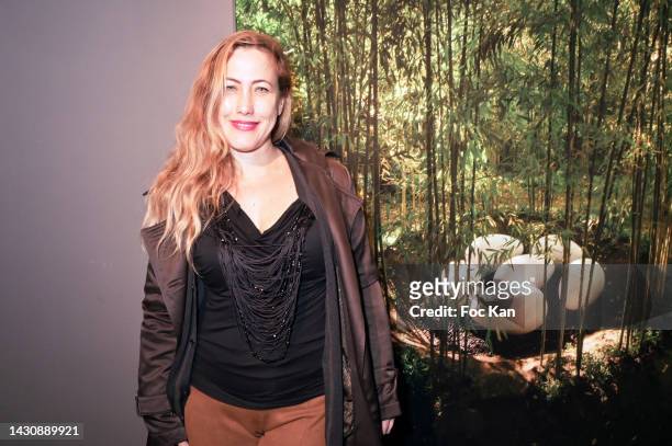 Actress Myriam Charleins attends "Trémois, un Artiste, un Siècle" Book Signing at Galerie Pierre Allain Challier on October 5, 2022 in Paris, France.