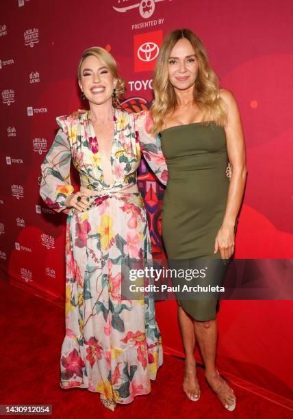 Actors Selina Ringel and Vanessa Angel attend the 14th Annual Hola Mexico Film Festival screening of "Mexico Perro...The Perro Aguayo Story" at the...