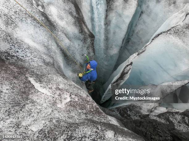 Crevasse Fall Inside Crevasse Photos and Premium High Res Pictures - Getty Images