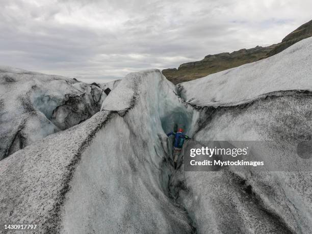 Crevasse Fall Inside Crevasse Photos and Premium High Res Pictures - Getty Images