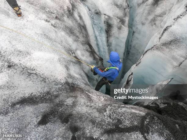 Crevasse Fall Inside Crevasse Photos and Premium High Res Pictures - Getty Images