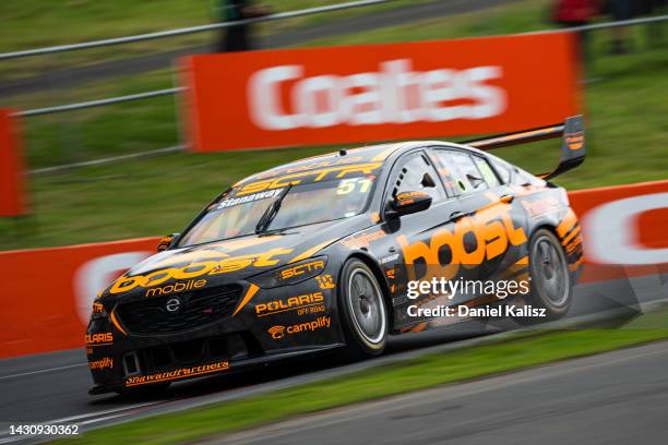 Greg Murphy drives the Boost Mobile Holden Commodore during practice for the Bathurst 1000, which is race 30 of 2022 Supercars Championship Season at...