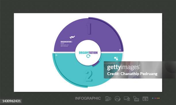 vector infographic label design template with icons and 2 options or steps. can be used for process diagram, presentations, workflow layout, banner, flow chart, info graph. - 2 step process stock illustrations