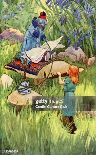 Alice and the Caterpillar, from Alice 's Adventures in Wonderland by Lewis Carroll , English children's writer and mathematician 27 January 1832- 14...