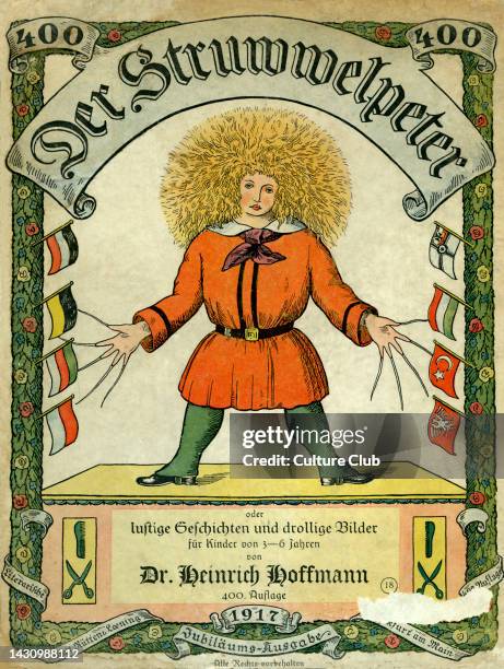 Der Struwwelpeter by Dr. Heinrich Hoffmann [cover], 400 th edition, Published 1917. German children 's book, first Published 1844. Title reads: 'Der...