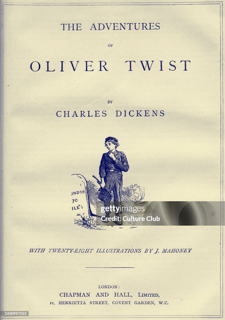 Oliver Twist By Charles Dickens Title Page English Novelist 7 News oliver-twist-by-charles-dickens-title-page-english-novelist-7-news