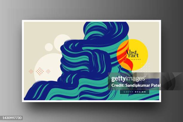 landscape background. terrain. abstract wavy background - japan wave pattern stock illustrations