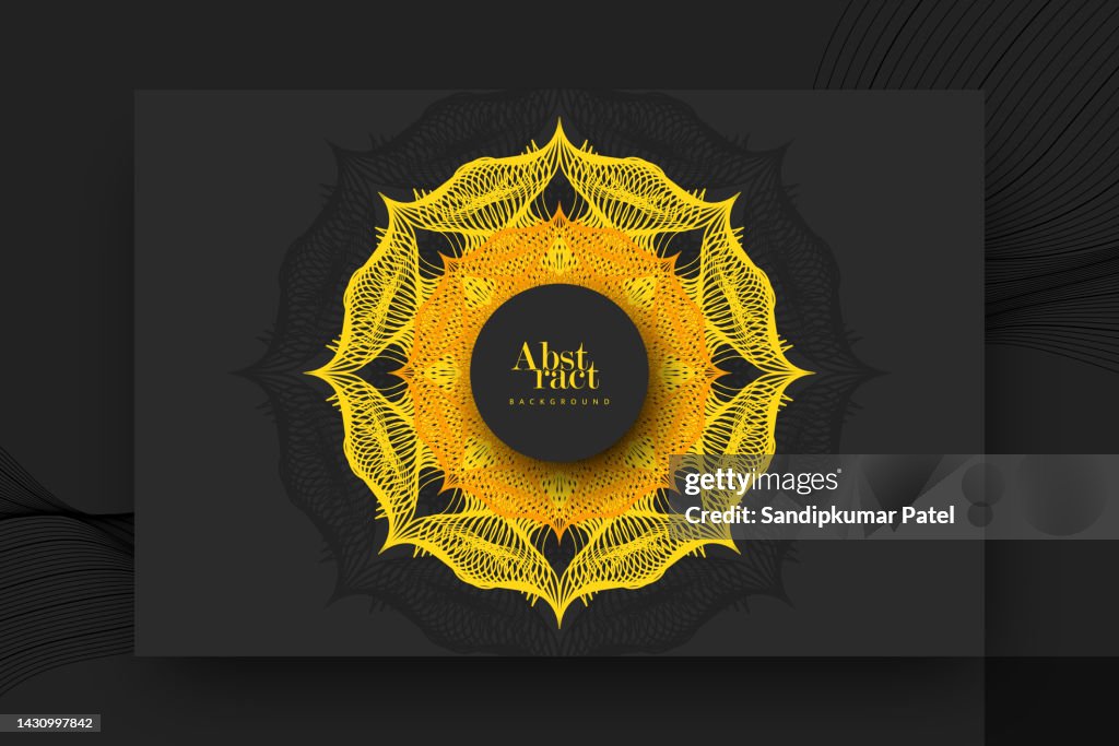 Abstract Circular Pattern Design Abstract Floral Circular Pattern Design High-Res Vector Graphic - Getty ...