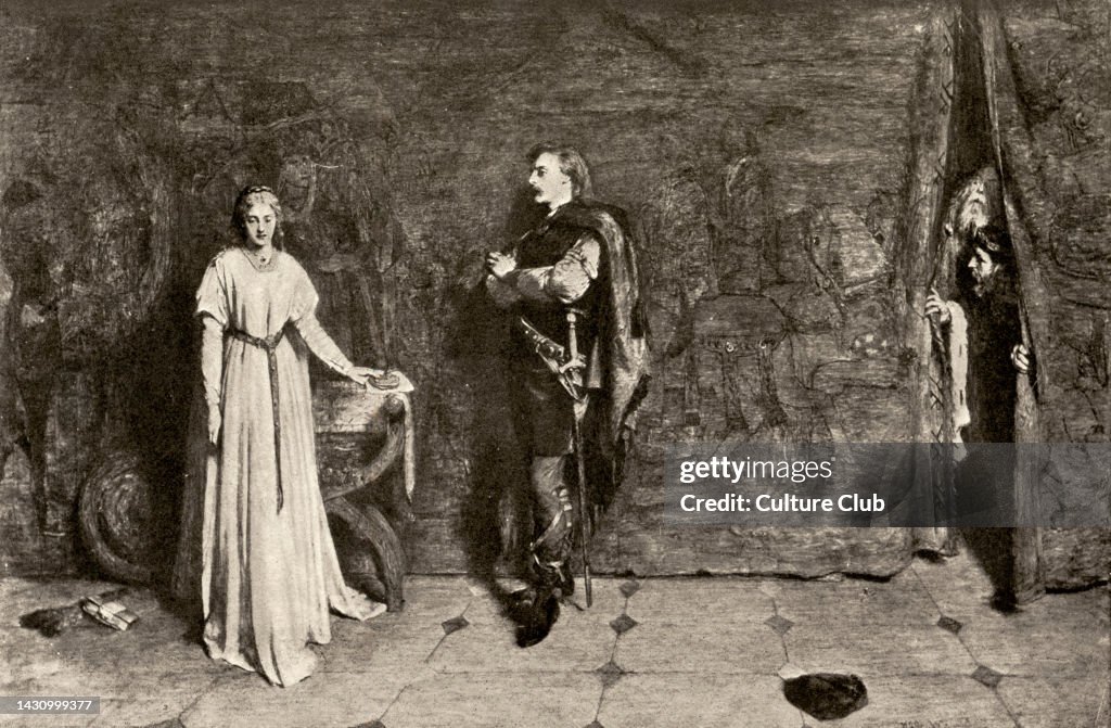 Ark Hamlet Hamlet. Act III Scene 1 'Hamlet and Ophelia'. Tragedy by William ...