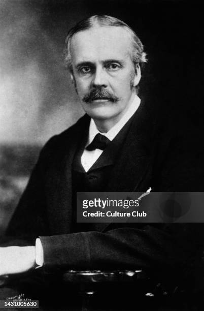 The Right Honourable A J Creator of the Balfour Declaration-provided for creation of Jewish state in Palestine 1917. 25 July 1848-19 March 1930