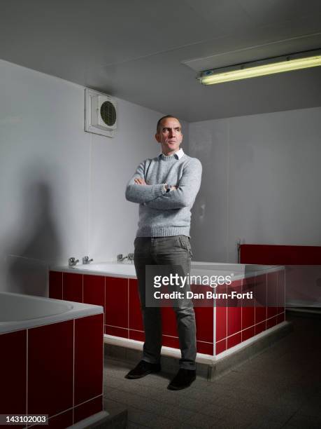 Football manager Paolo Di Canio is photographed for Independent on November 29, 2011 in Swindon, England.